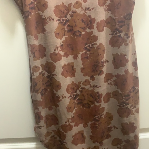 Unworn Suede-Like Floral Dress Size XL - Picture 8 of 8